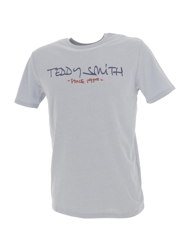 T-shirt ticlass basic bleu clair homme - Teddy Smith