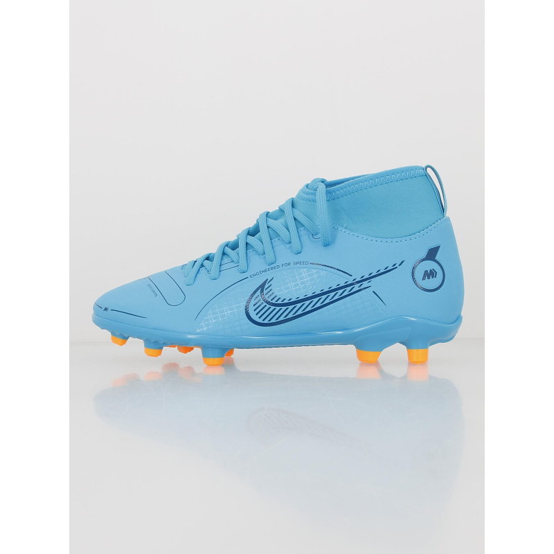 Chaussures de football superfly 8 bleu enfant - Nike