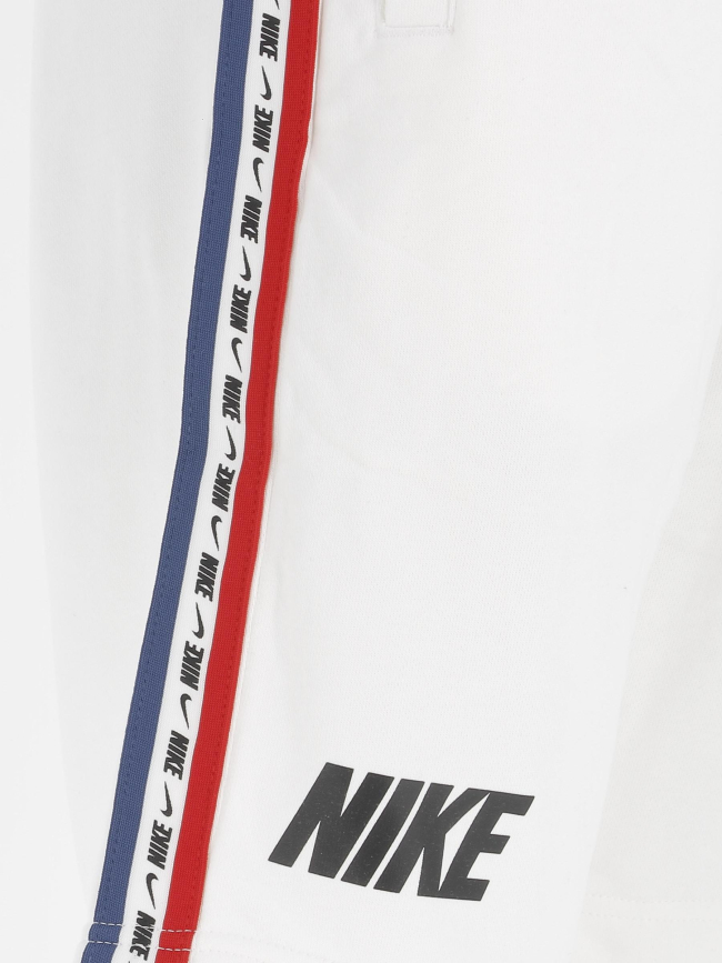 Short de sport repeat blanc homme - Nike