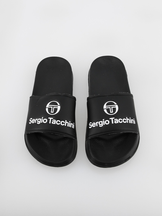 Claquettes remix logo noir homme - Sergio Tacchini