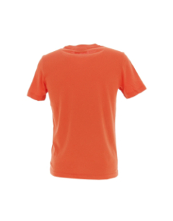 T-shirt bicolore orange et noir homme - Sergio Tacchini