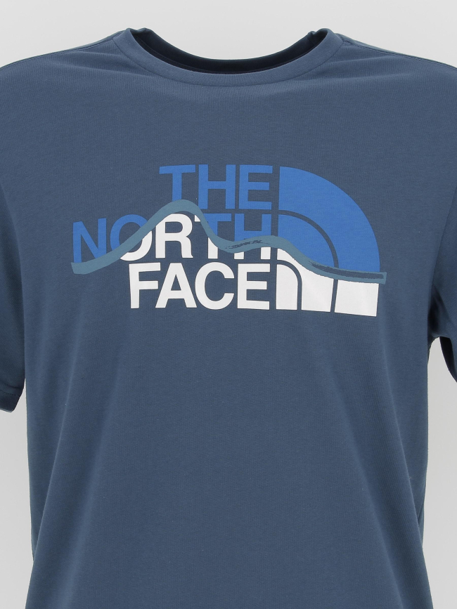 T-shirt mountain line bleu homme - The North Face