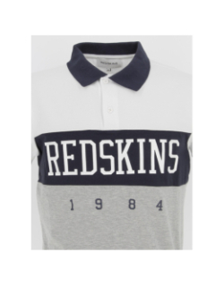 Polo calder gris bleu et blanc homme - Redskins