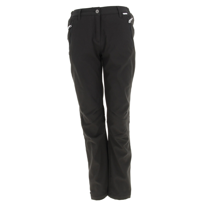 Pantalon de randonnée geo softshell noir femme - Regatta