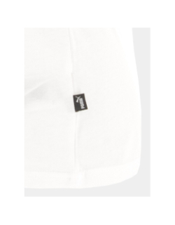 T-shirt logo blanc femme - Puma