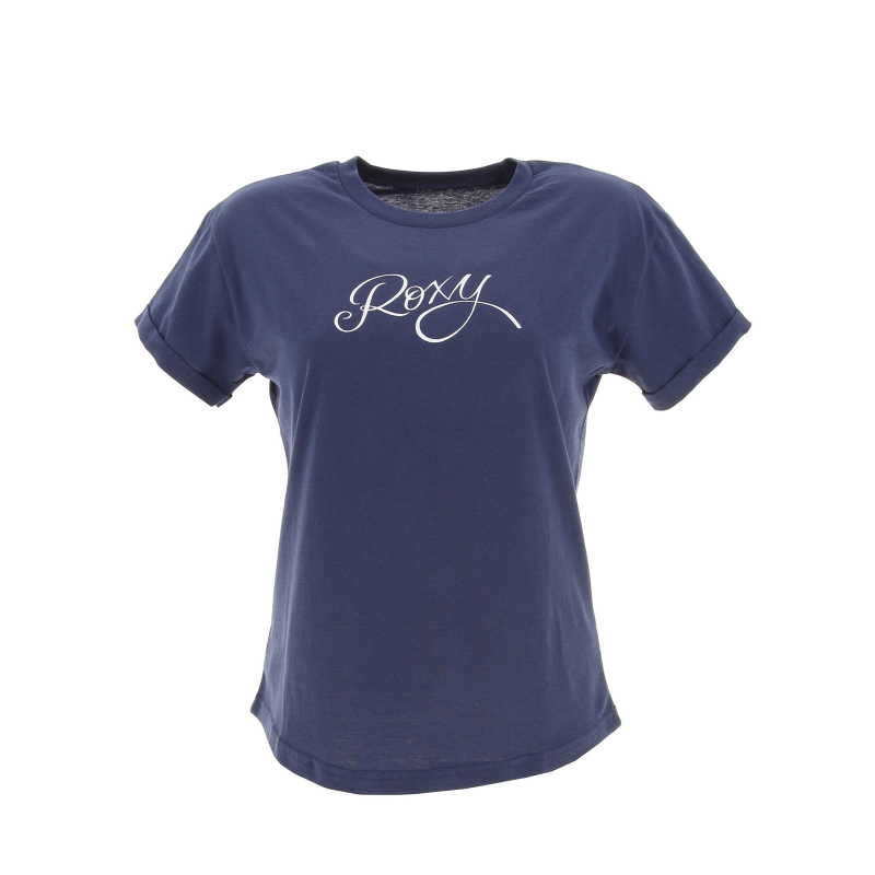 T-shirt evening signature bleu marine femme - Quiksilver