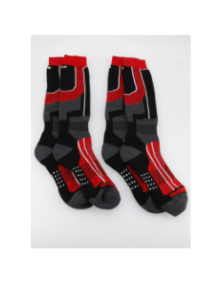Pack 2 paires de chaussettes de ski isoltech rouge - Thyo