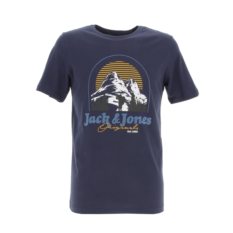 T-shirt jorrise bleu marine homme - Jack & Jones