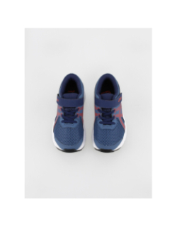 Chaussures de running à scratch contend 8 ps bleu garçon - Asics