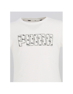 T-shirt de sport blanc fille - Puma