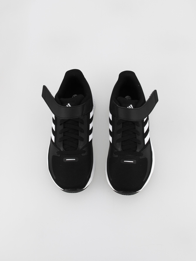 Chaussures running à scratch runfalcon 2.0 noir enfant - Adidas