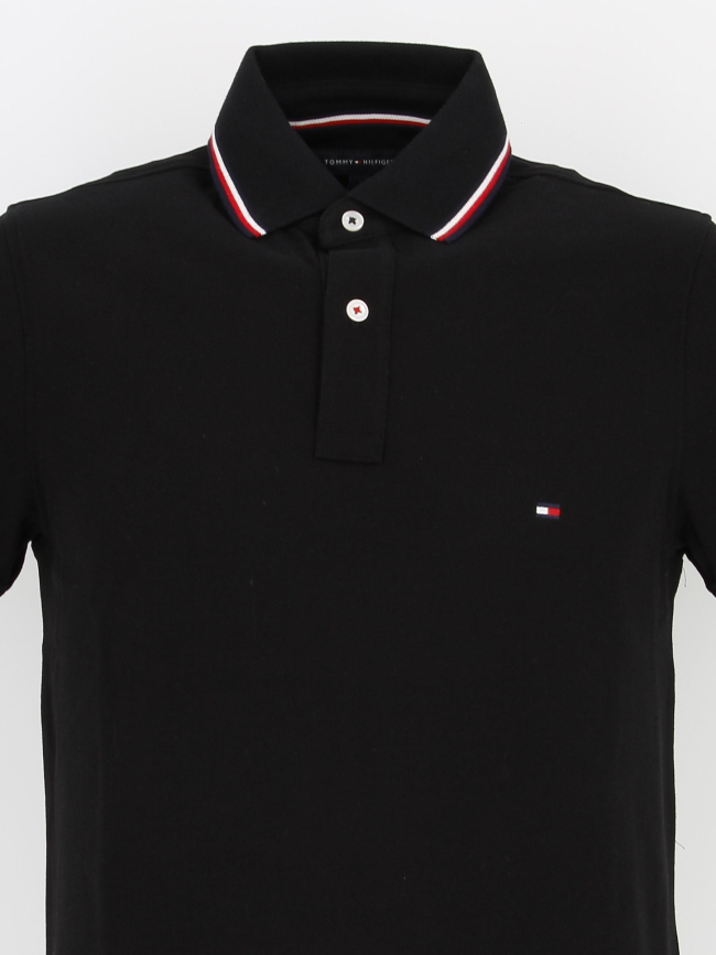 Polo core tipped noir homme - Tommy Hilfiger