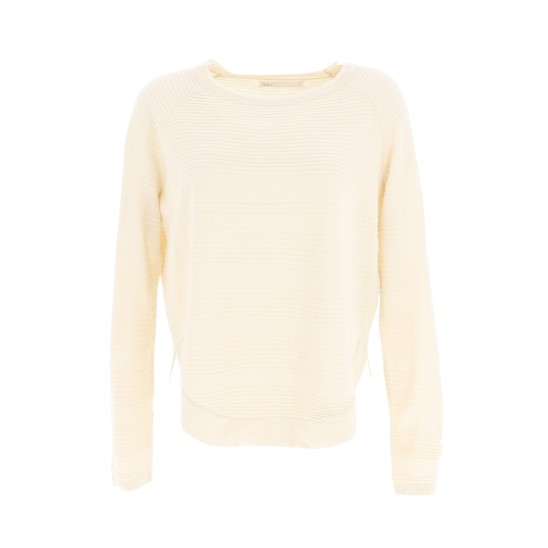 Pull fin caviar beige clair femme - Only