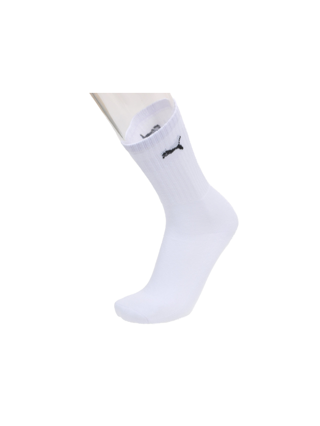 Pack 3 paires chaussettes sport logo blanc - Puma