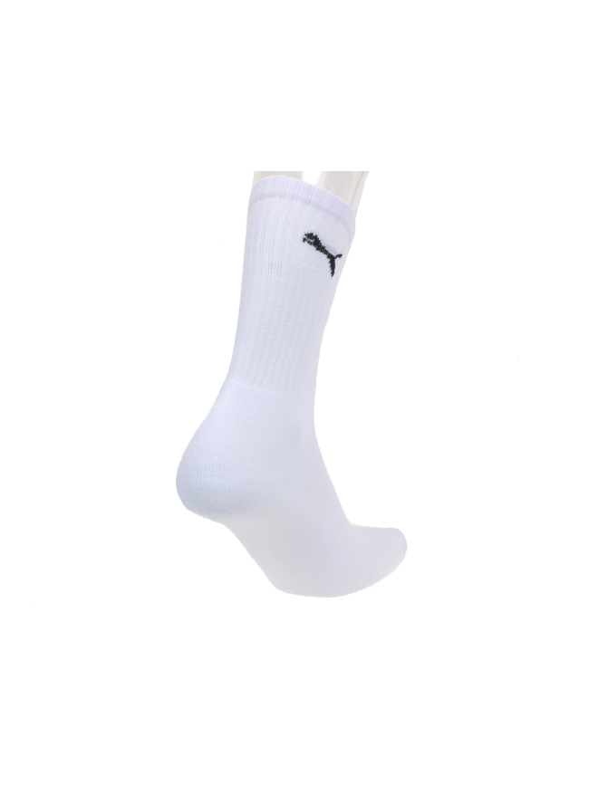 Pack 3 paires chaussettes sport logo blanc - Puma
