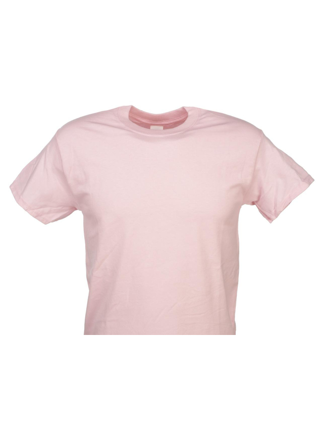 T-shirt basic uni heavy rose homme - Gildan