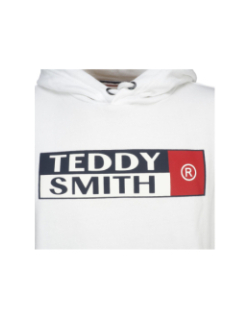 Sweat à capuche setik blanc homme - Teddy Smith