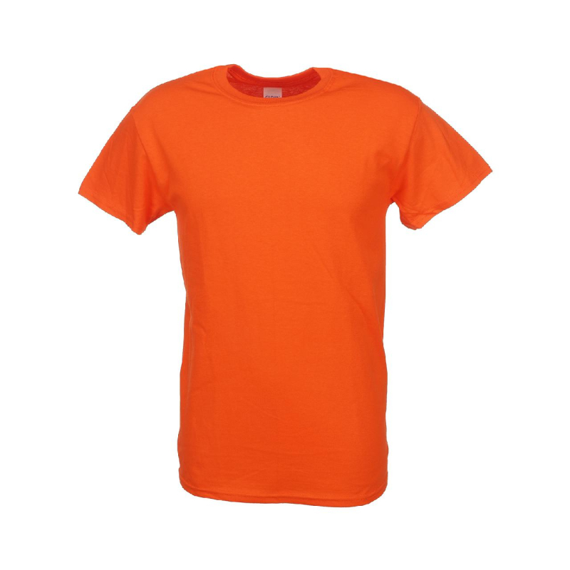 T-shirt basic uni heavy orange homme - Gildan
