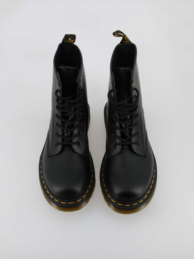 Boots smooth noir femme - Dr Martens