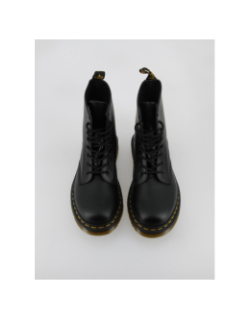 Boots smooth noir femme - Dr Martens