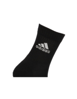 Pack 3 paires de chaussettes logo performance noir - Adidas