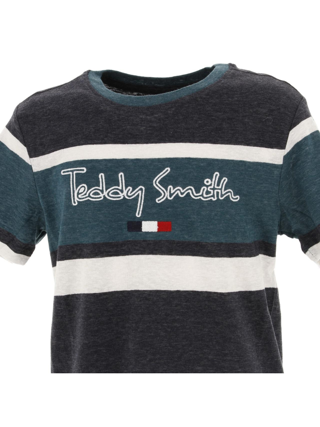 T-shirt feel gris garçon - Teddy Smith
