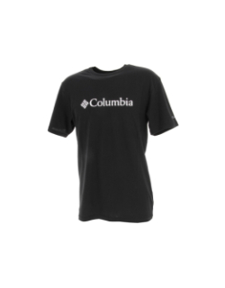 T-shirt basic logo noir homme - Columbia