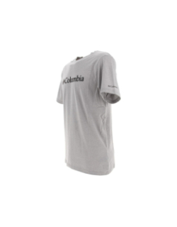 T-shirt basic logo gris homme - Columbia