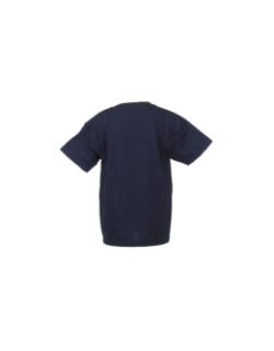 T-shirt basic uni heavy bleu marine enfant - Gildan