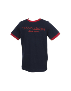 T-shirt ticlass bleu marine garçon - Teddy Smith