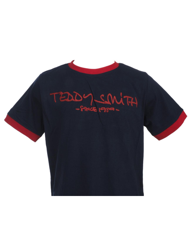 T-shirt ticlass bleu marine garçon - Teddy Smith