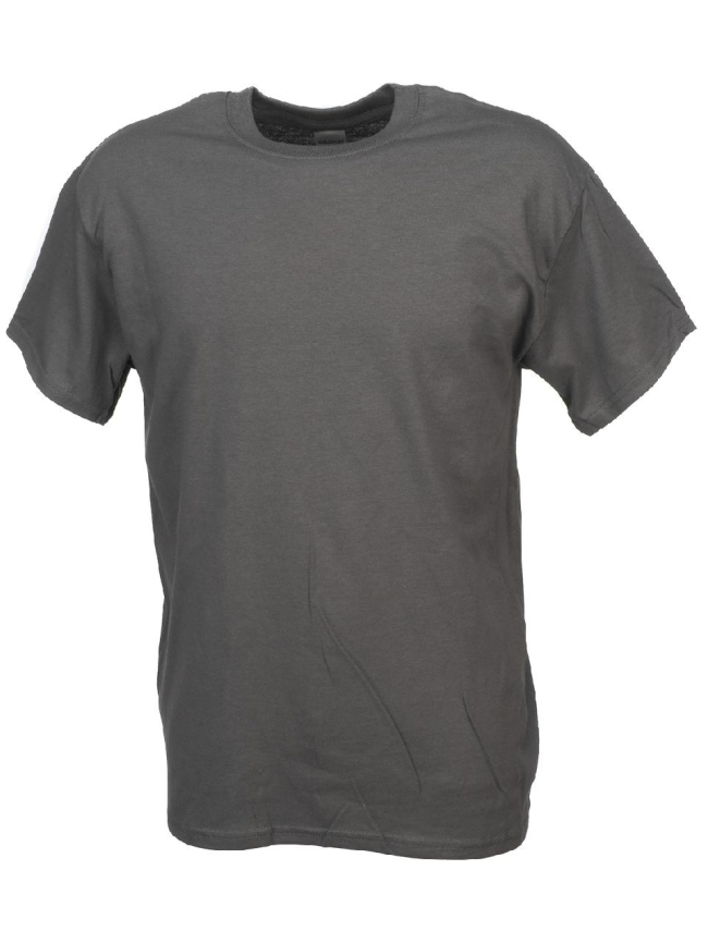 T-shirt basic uni heavy gris homme - Gildan