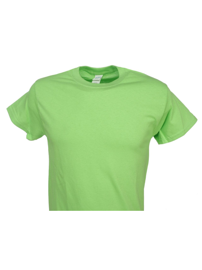 T-shirt basic uni heavy vert homme - Gildan
