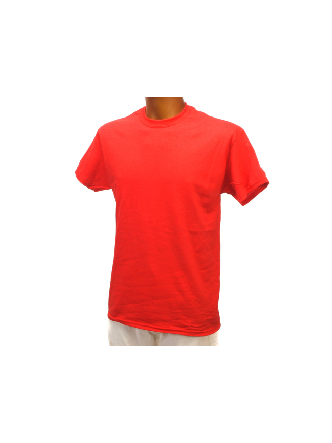 T-shirt basic uni heavy rouge homme - Gildan