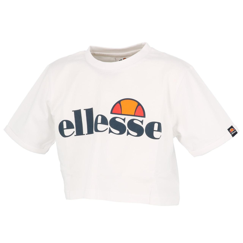 T-shirt crop nicky blanc fille - Ellesse