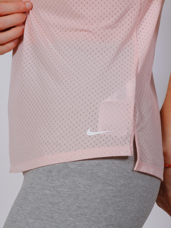 Débardeur de sport breath rose femme - Nike