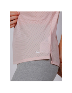 Débardeur de sport breath rose femme - Nike