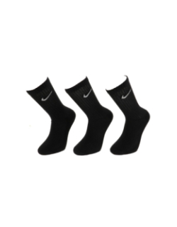 Pack 3 paires chaussettes sport noir - Nike