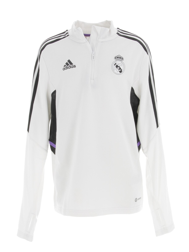 Sweat de football real madrid blanc enfant - Adidas