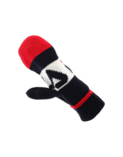 Mouffle molletoné logo rouge noir - Fila