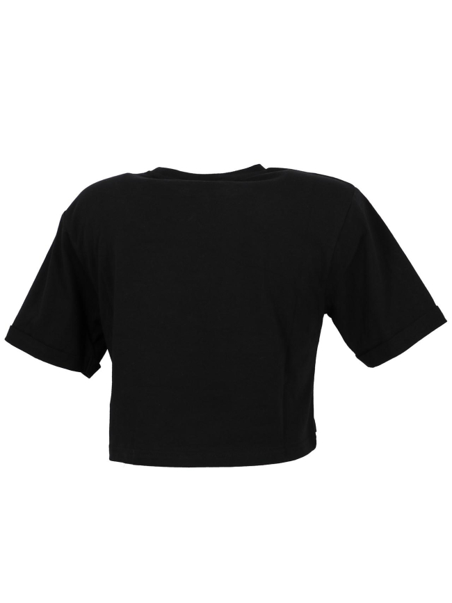 T-shirt crop alberta noir femme - Ellesse