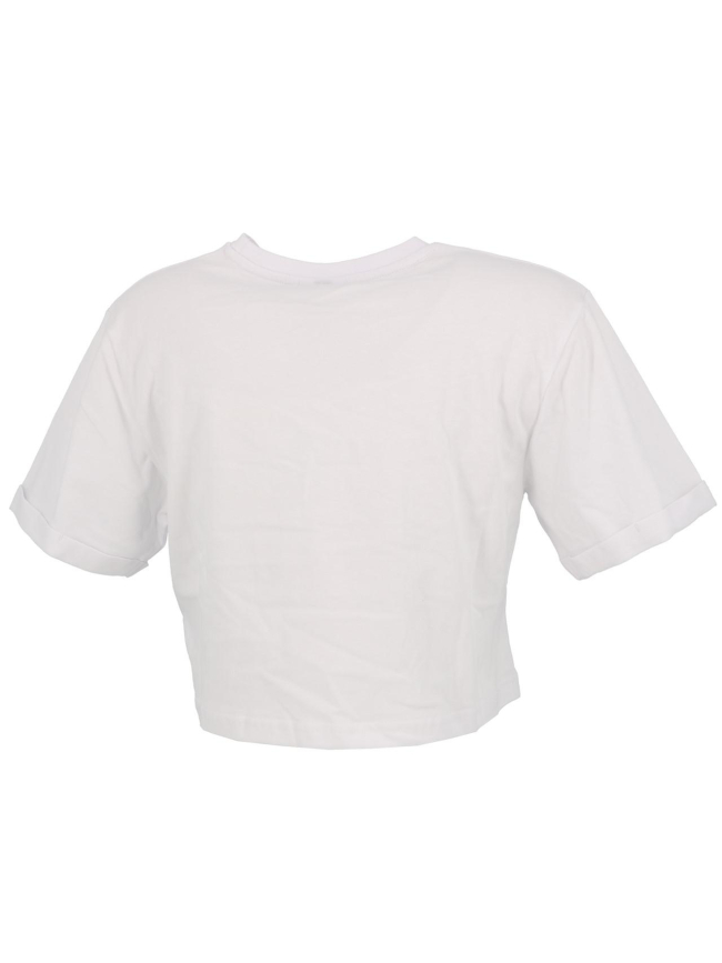 T-shirt crop alberta blanc femme - Ellesse