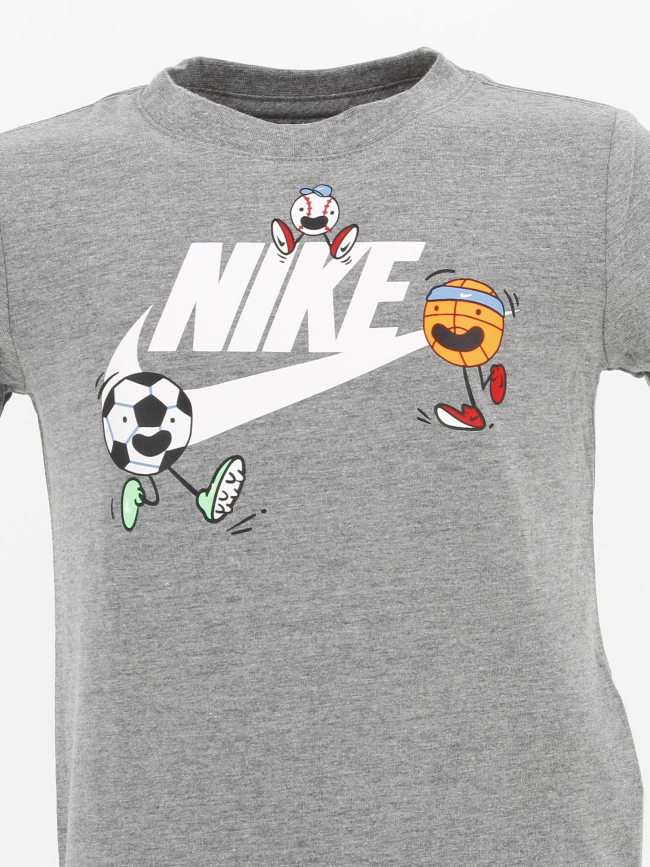 T-shirt émojis gris garçon - Nike