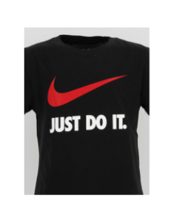 T-shirt sport swoosh noir garçon - Nike