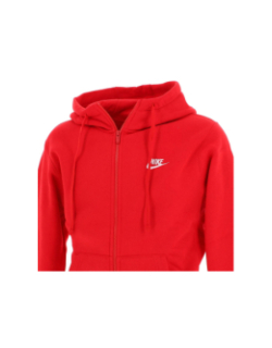 Sweat zippé à capuche club rouge homme - Nike