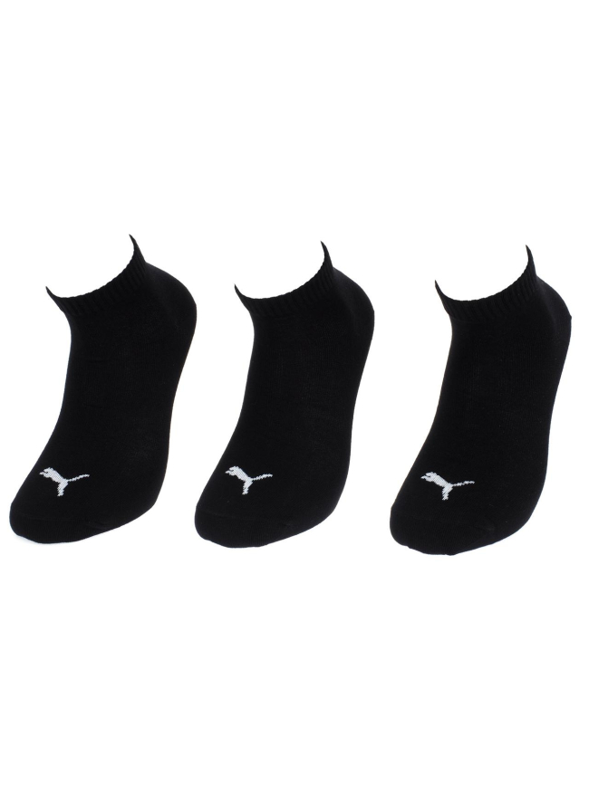 Pack 3 paires socquettes sport noir - Puma