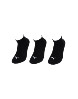 Pack 3 paires socquettes sport noir - Puma