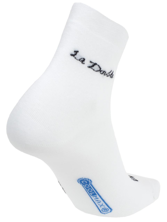 Chaussettes de randonnée double épaisseur blanc - Thyo