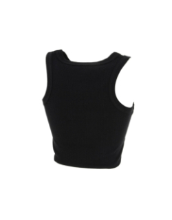 Débardeur crop top noir fille - Le Temps Des Cerises