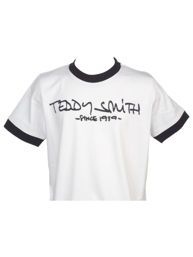 T-shirt ticlass blanc garçon - Teddy Smith